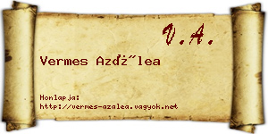 Vermes Azálea névjegykártya